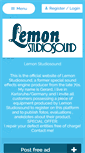 Mobile Screenshot of lemonstudiosound.com